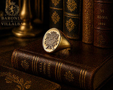 ANELLO BLASONATO ARISTOCRATICO