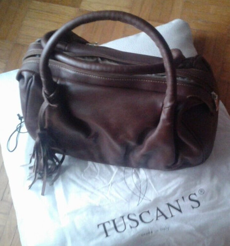 Borsa tuscan marrone nuova - marrone,