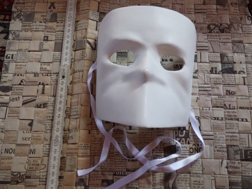 Maschera bauta bianca gianni - maschera,