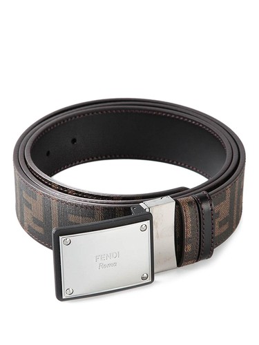 Fendi logo plaque buckle belt - fendi,
