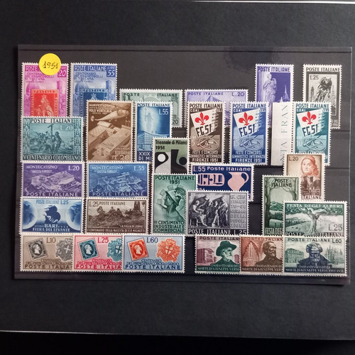 Italia repubblica 1951 - italia, 1951/