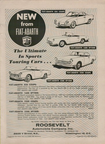 Fiat abarth 850 2200 coupe - fiat-abarth,