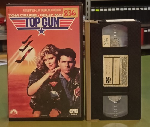 Top gun vhs 1986 tom - vhs,