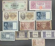 Lotto banconote italiane lire - lotto,