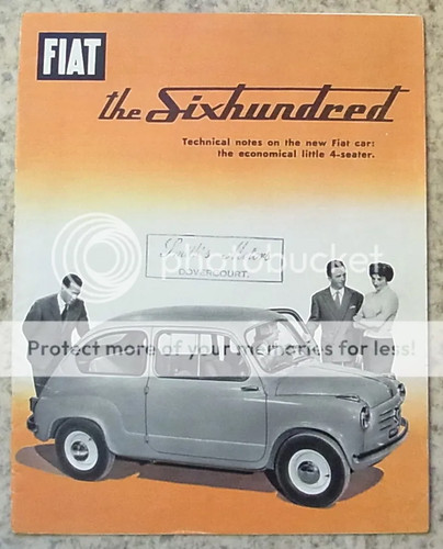 Fiat 600 seicento brochure - fiat,