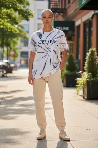 Celine tie dye shirt - celine, maniche