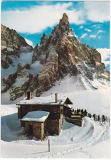 PASSO ROLLE D'INVERNO - TRENTO - BAITA SEGANTINI - VIAGG. 1974 -94481-