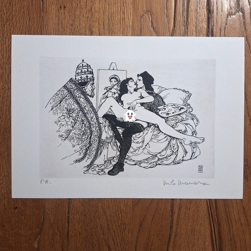 Milo manara raffaello picasso - raffaello,