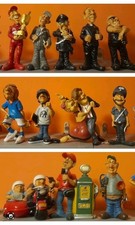 Lotto di 13 Statuette Mestieri