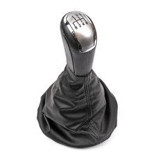 Pomello Leva del Cambio per Mercedes C Class W203 S203 6 Marce Nero con Cuffia