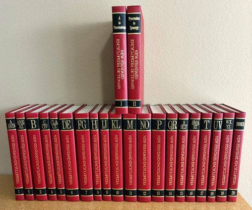 New standard encyclopedia set - new,