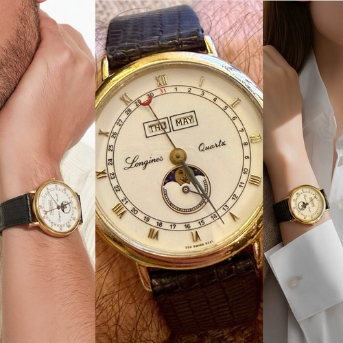 Longines triplo - ⌚🌙,
