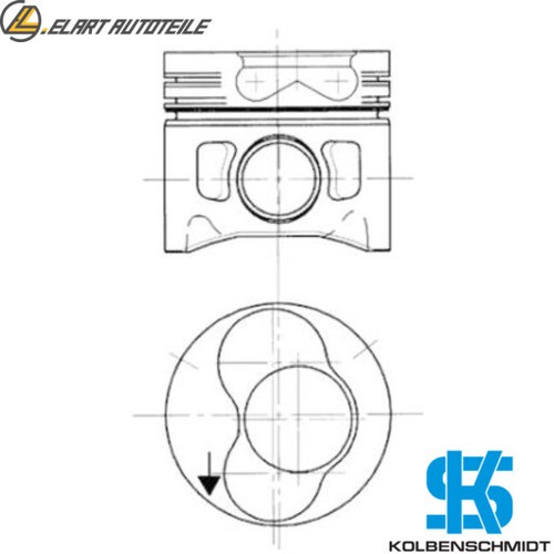 Pistone 94428720 per - per, vw