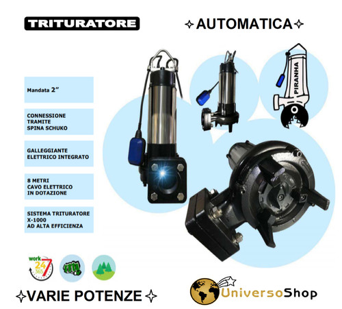 Elettropompa trituratrice - elettropompa,