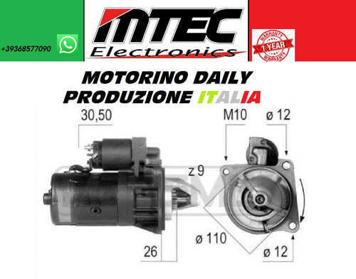 Motorino avviamento per iveco - avviamento,