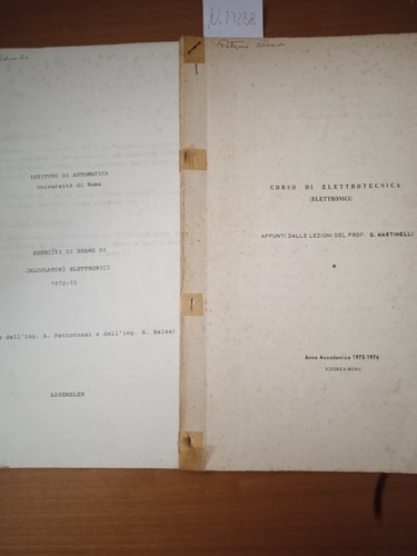 Appunti corso - , di