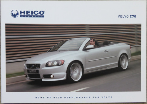 Volvo c70 heico depliant - volvo,