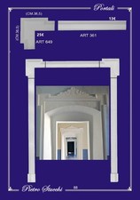 portale in gesso cornice