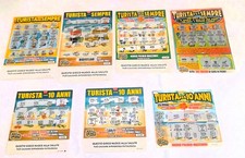 TURISTA PER SEMPRE- VECCHI TIPI E ULTIMO TIPO-7 GRATTA E VINCI DA EURO 2,00-5,00