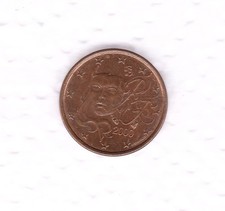 FRANCIA   RARA  MONETA  1  EUROCENT  2000