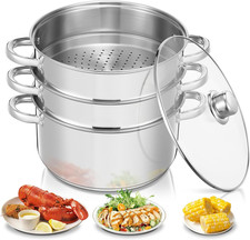 Pentola a Vapore in Acciaio