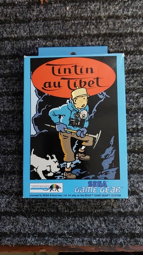 Tintin tibet sega game gear - game,
