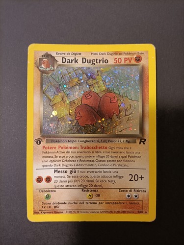 Dark dugtrio holo 1 - dark, holo,