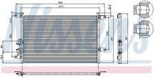 Nissens 94526 Condenser, Air