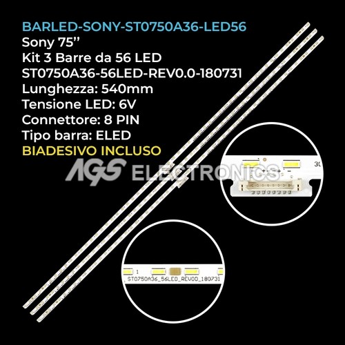 Kit barre strip led - 3, 56