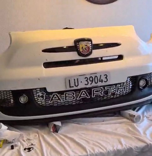 Scritta anteriore abarth - scritta,