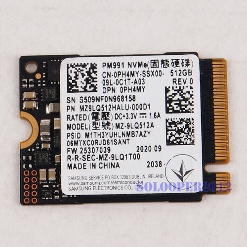 Samsung pm991 512 nvme - 512, m.2