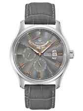 Bulova Wilton Automatico Grigio 43mm Small seconds Power reserve - 96C143