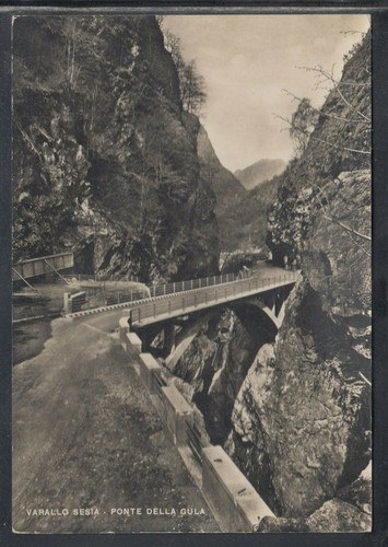 Cartolina varallo sesia ponte - cartolina,