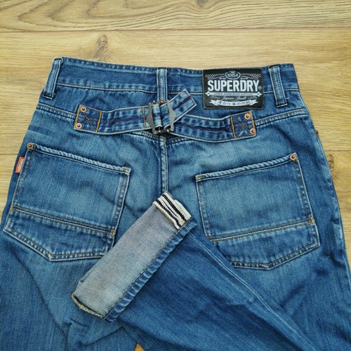 Superdry selvedge jeans uomo - superdry,