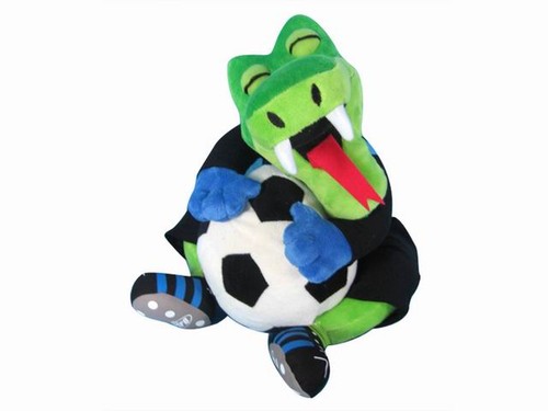 Peluche nero azzurro 033285 - nero/azzurro,