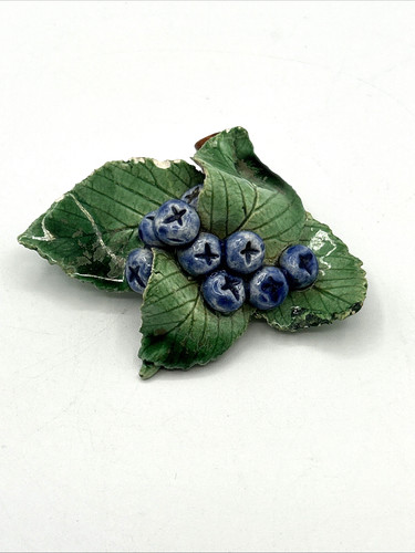 Spilla vintage ceramica
