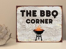 Insegna Targa Angolo BBQ