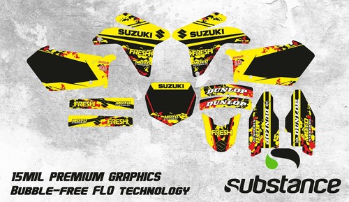 Kit grafica suzuki rmz450 2005 - rmz450,