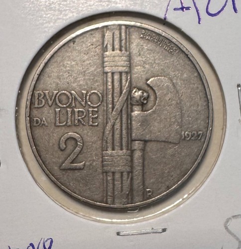 Italia buono lire 1927 - da, 2