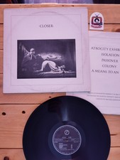 JOY DIVISION - Closer ITA 1st press 1980 vinyl vinile Lp 33 giri