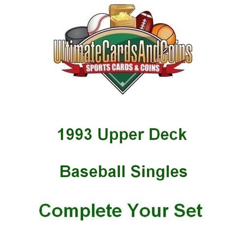 1993 upper deck baseball - upper,