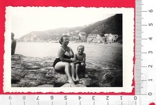 RAGAZZA - DONNA IN COSTUME AL MARE - BAMBINI - FOTOGRAFIA