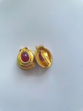 Orecchini Fendi dorati vintage