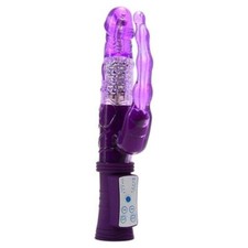 Vibratore rabbit doppio dildo