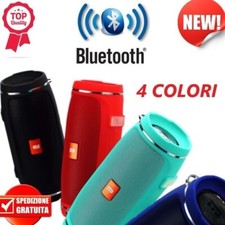 CASSA BLUETOOTH PORTATILE CON RADIO USB PER IL MARE CASA GIARDINO VACANZE