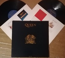 QUEEN THE GREATEST HITS ll 2 x Vinile Lp Limited Gold Embossed Gatefold 1St. Uk