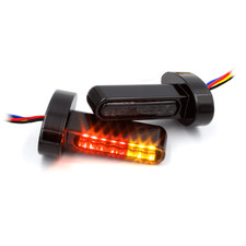 IOMP Indicatore di direzione LED 3 in 1 per parafango Harley Davidson Softail Fatboy -2017
