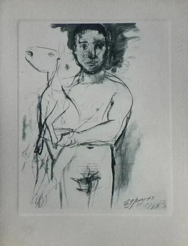 Pablo picasso pastore - pablo, il
