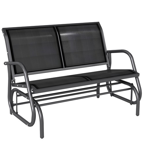 Outsunny panca aliante patio - panca, 2