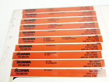 SCANIA T93 MH HK lista ricambi